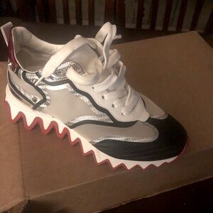 Christian Louboutin Shark Sneakers Sz 7.5